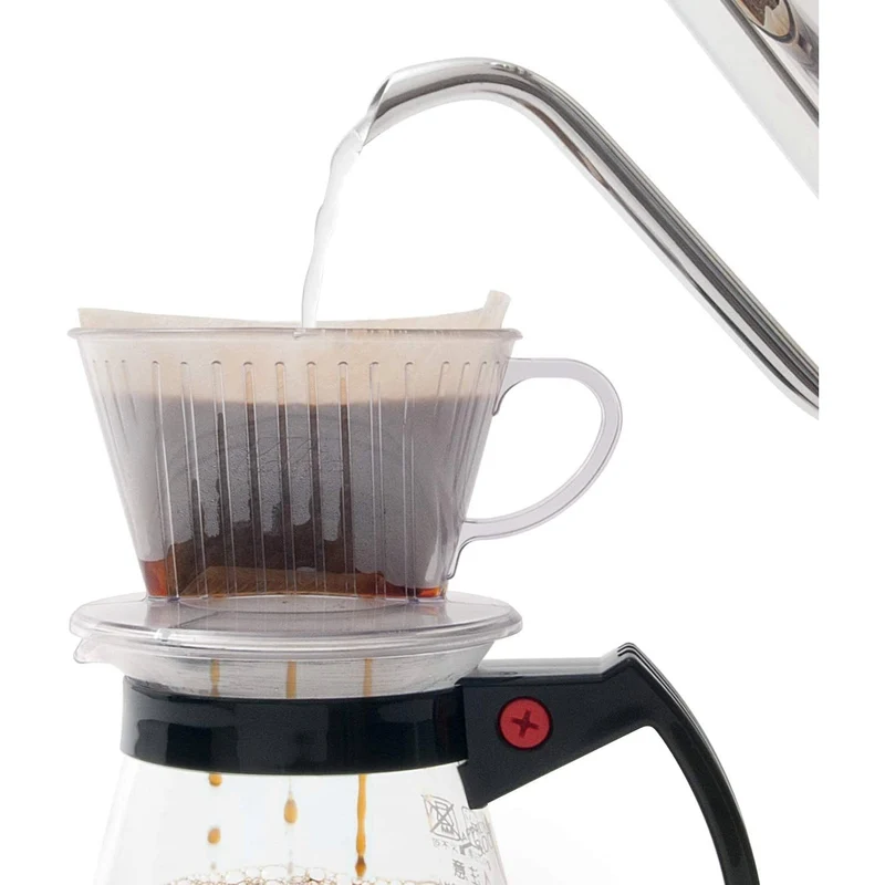 Kalita Plastic Coffee Dripper 101 Clear Pour Over Brewer