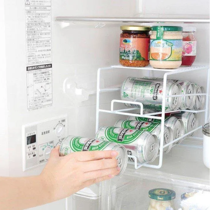 Arnest Compact Can Storage Rack Refrigerator Organizer A-76572