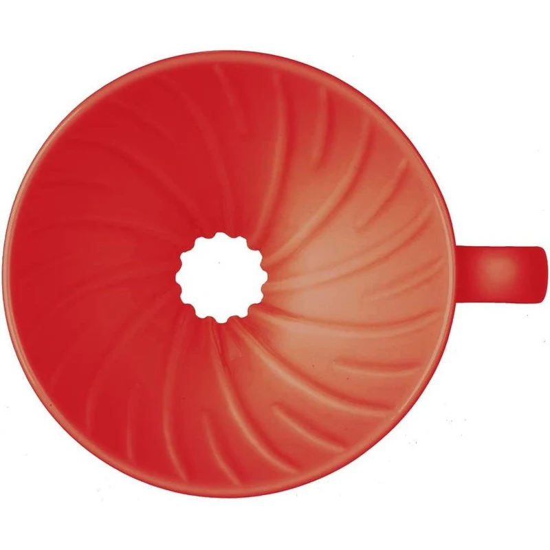 Hario V60 Ceramic Coffee Dripper 1~4 Cups Red