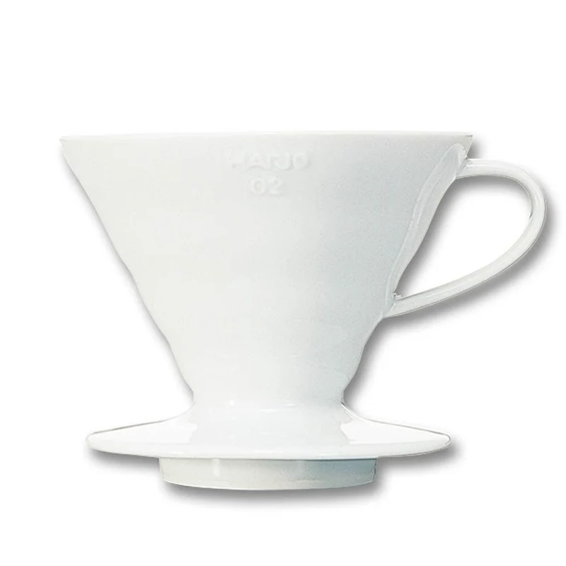 Hario V60 Ceramic Coffee Dripper 1~4 Cups White
