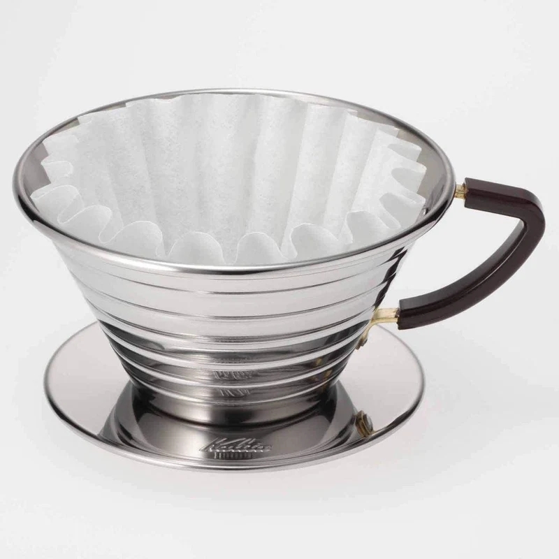Kalita Wave 185 Coffee Dripper Stainless Steel 185S
