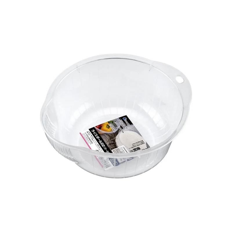 Inomata Japanese Rice Washing Bowl (Side Drainage Holes) 22cm