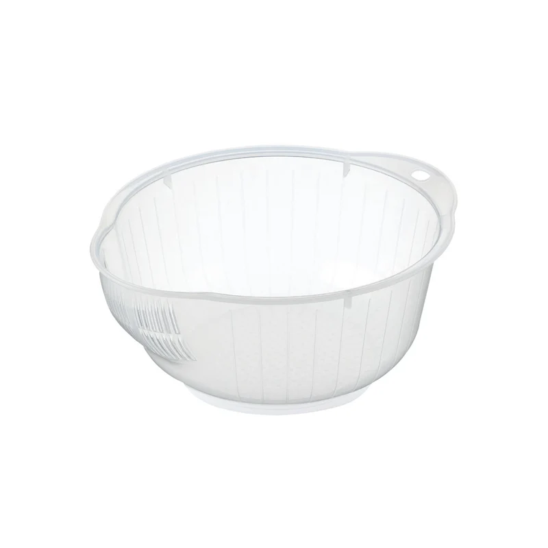 Inomata Japanese Rice Washing Bowl (Side Drainage Holes) 22cm