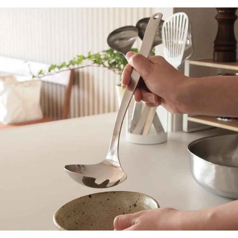 Sori Yanagi Stainless Steel Fork Ladle Dishwasher Safe 298mm