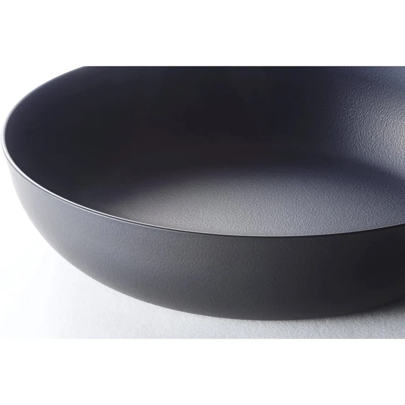 Sori Yanagi Iron Frying Pan Magma Plate with Stainless Steel Lid 25cm