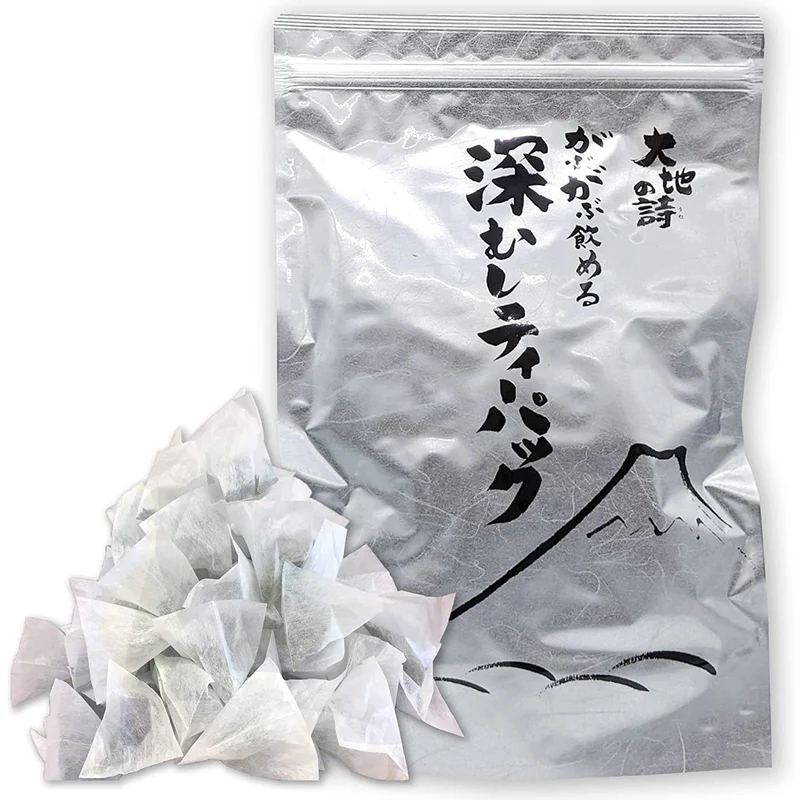 Deep Steamed Green Tea Fukamushicha Mellow Japanese Tea 100 Tea Bags