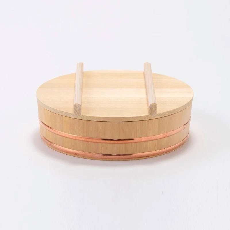 Umezawa Sawara Cypress Lid for Sushi Oke Wooden Bowl 36cm