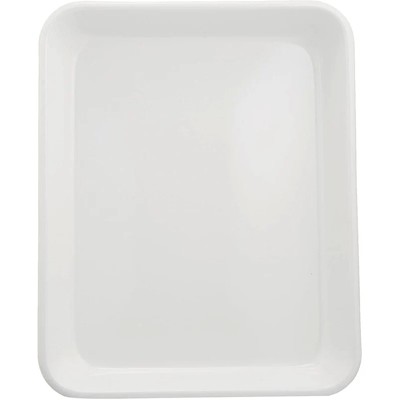 Noda Horo Japan White Enamel Tray Series Minimalist Tray