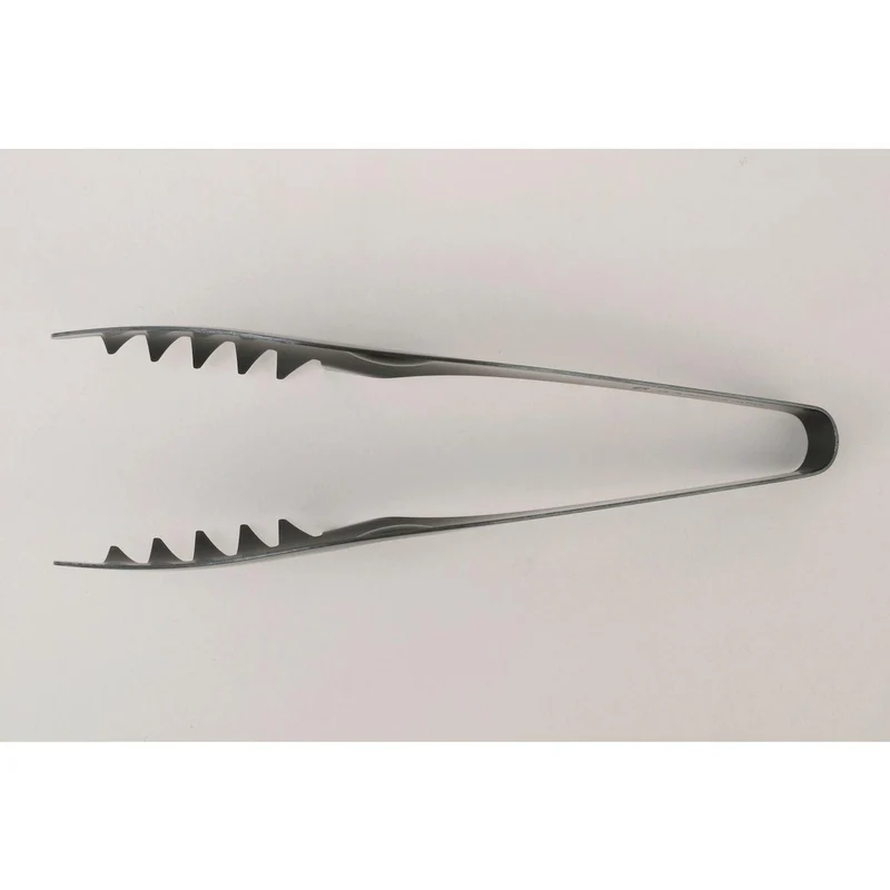 Ptygrace Handy Tongs Multi-Purpose Serrated Black Tongs 170mm