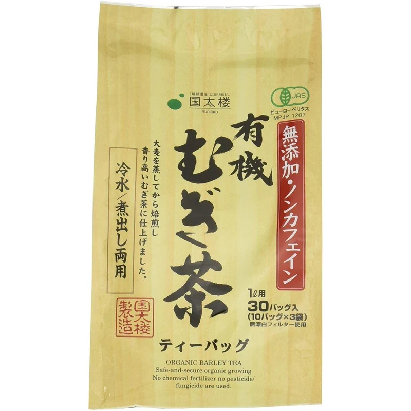 Kunitaro Mugicha Organic Barley Tea 30 Large Tea Bags