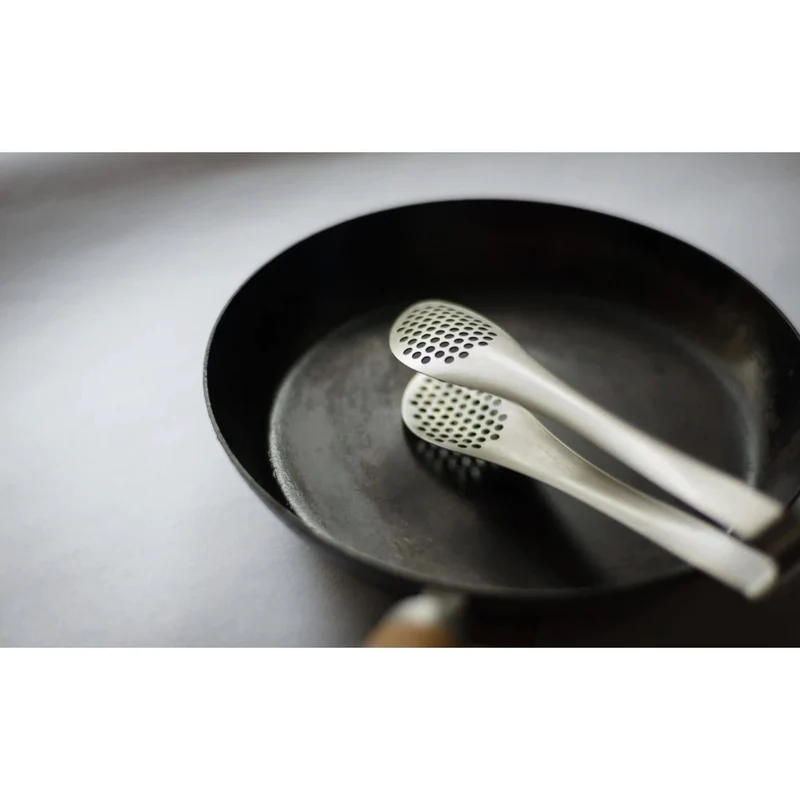 Sori Yanagi Stainless Steel Slotted Kitchen Tongs Dishwasher Safe