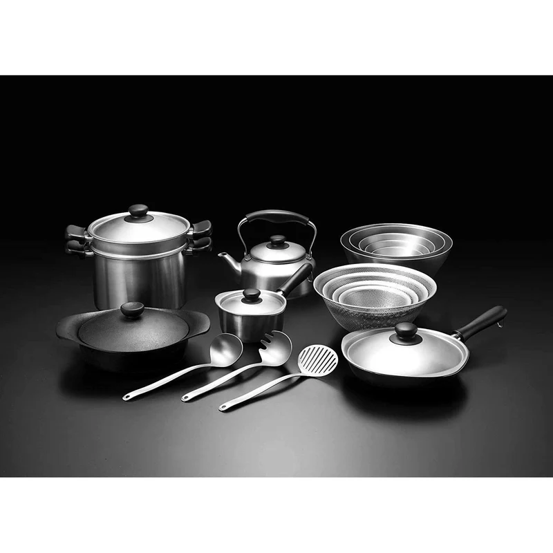 Sori Yanagi Stainless Steel Milk Pan With Pouring Spouts 16cm