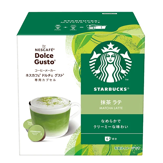 Starbucks Japan Matcha Green Tea Latte (Nescafé Dolce Gusto Capsules) 12 Pods
