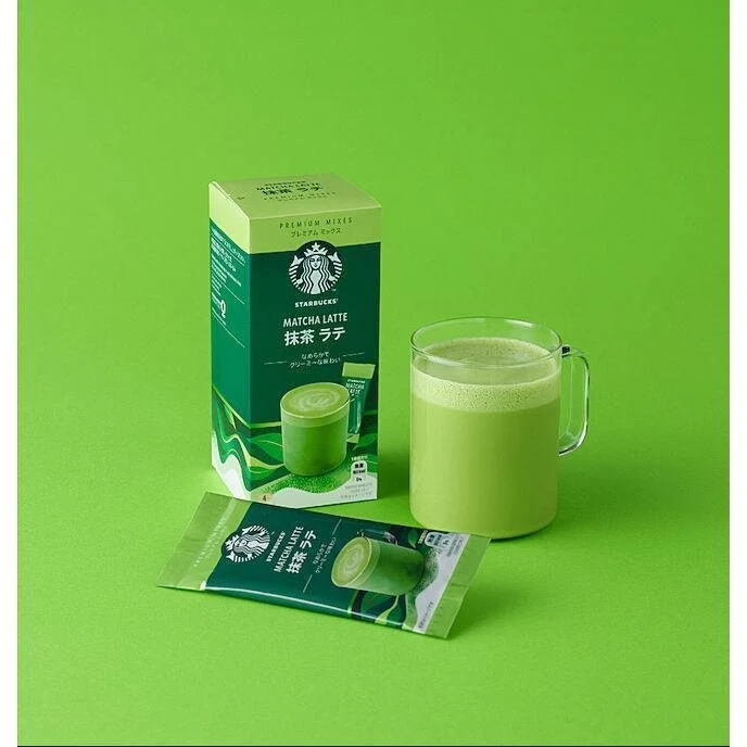 Starbucks Japan Matcha Latte Powder Premium Mixes 4 Sticks