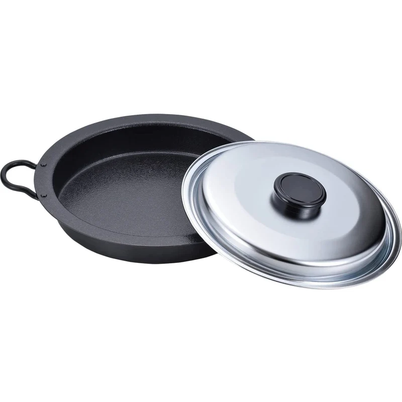 Wahei Freiz Gyoza Iron Pan (Japanese Dumplings Iron Pan with Lid)