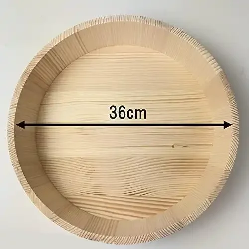 Tachibana Sushi Oke Wooden Hangiri Bowl with Lid 36cm