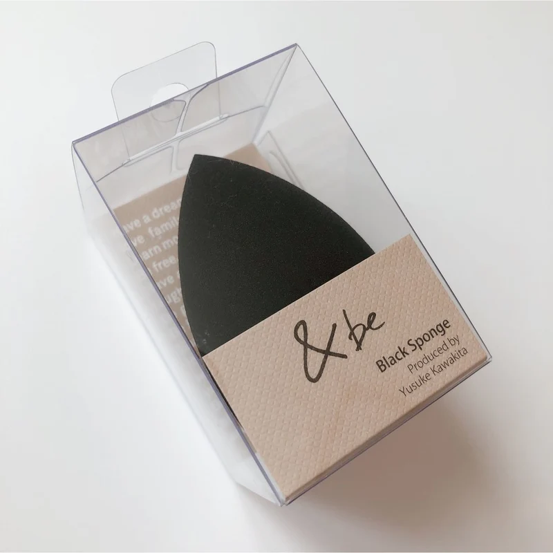 &be Cone Shaped Face Sponge Makeup Blender Black