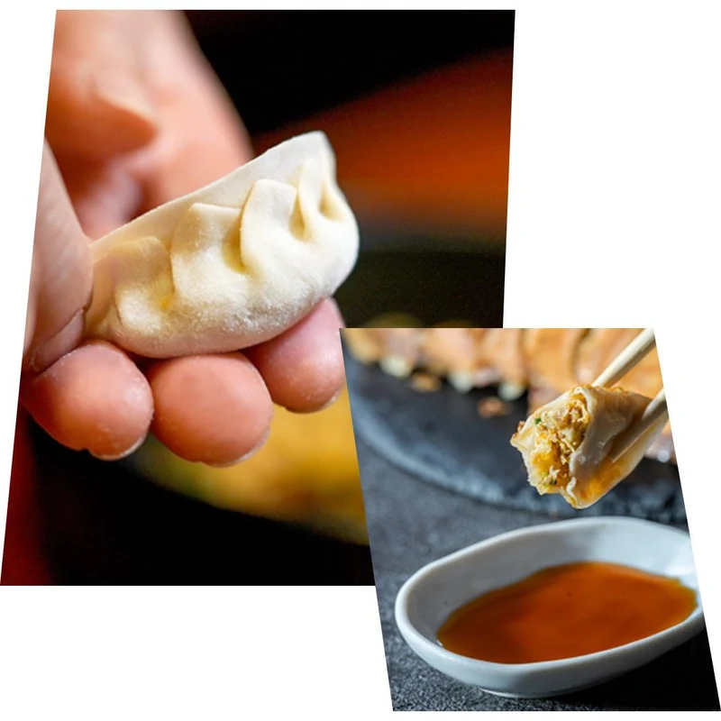 Shimomura Gyoza Shaping Mold Set (Japanese Dumplings Maker Kit)