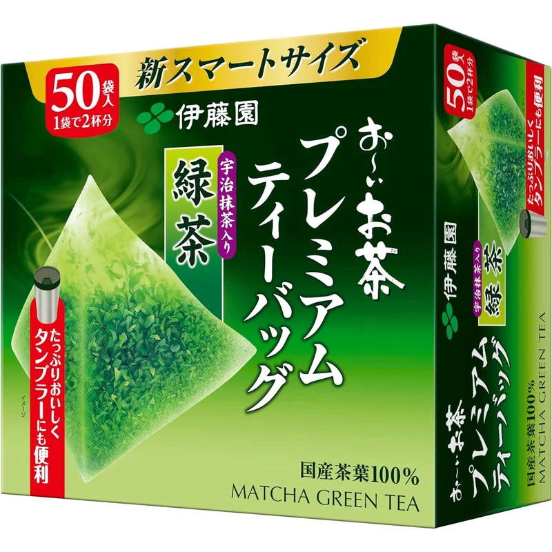 Itoen Oi Ocha Premium Japanese Green Tea Matcha Blend 50 Bags