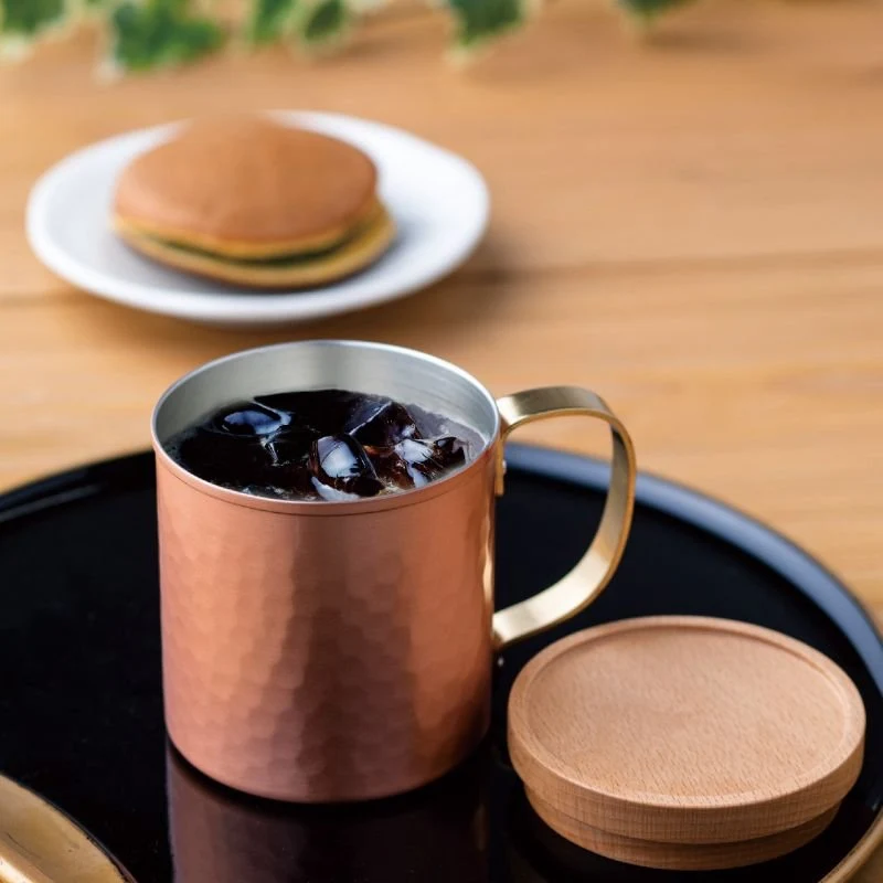 Wahei Freiz Hammered Copper Mug Moscow Mule Cup With Handle 360ml