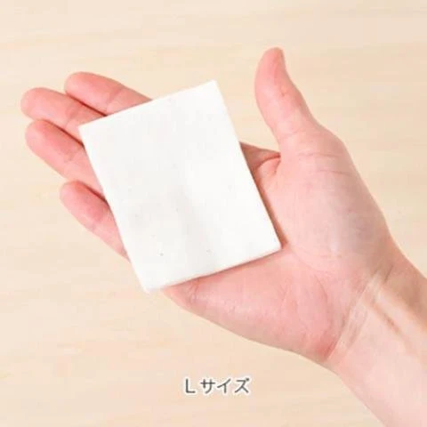 Cotton Labo Organic Cotton Puff Unbleached Size L 120 Pads