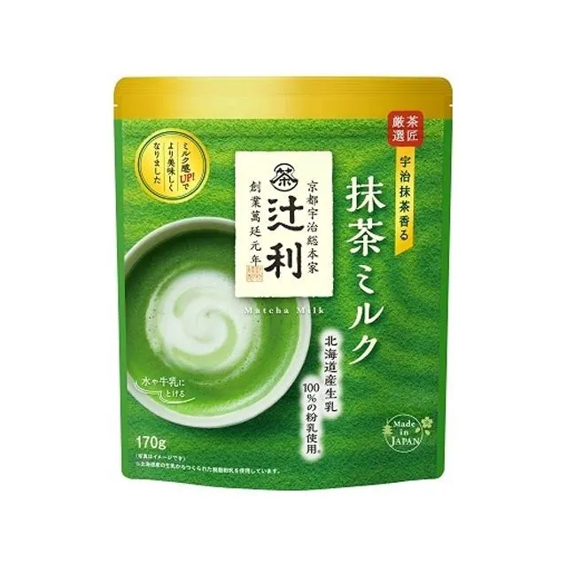 Tsujiri Matcha Green Tea Latte Powder (Japanese Matcha Milk Tea) 170g