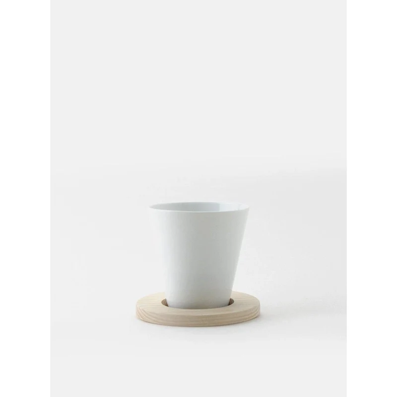 Torch Donut White Porcelain Pour Over Coffee Maker
