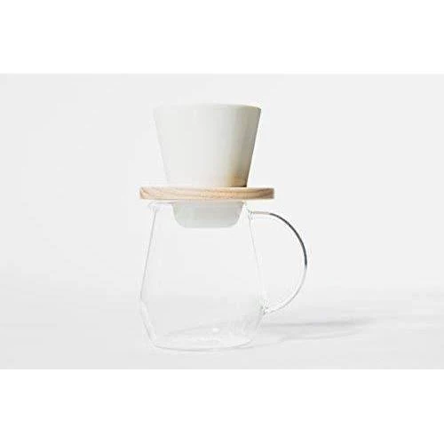 Torch Donut White Porcelain Pour Over Coffee Maker