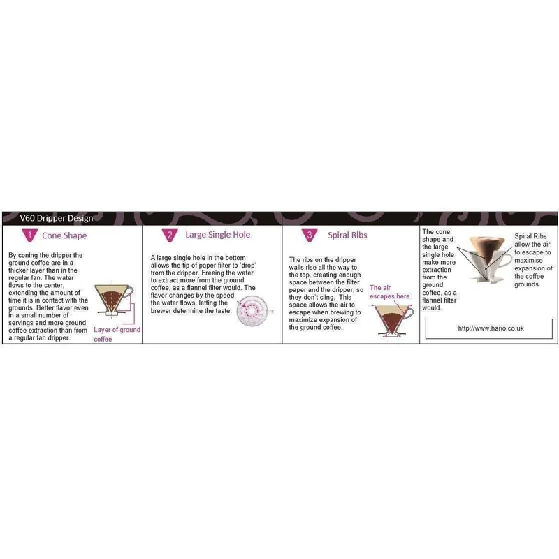 Hario V60 Glass Coffee Dripper with Olive Wood 1-4 Cups VDGR-02-OV