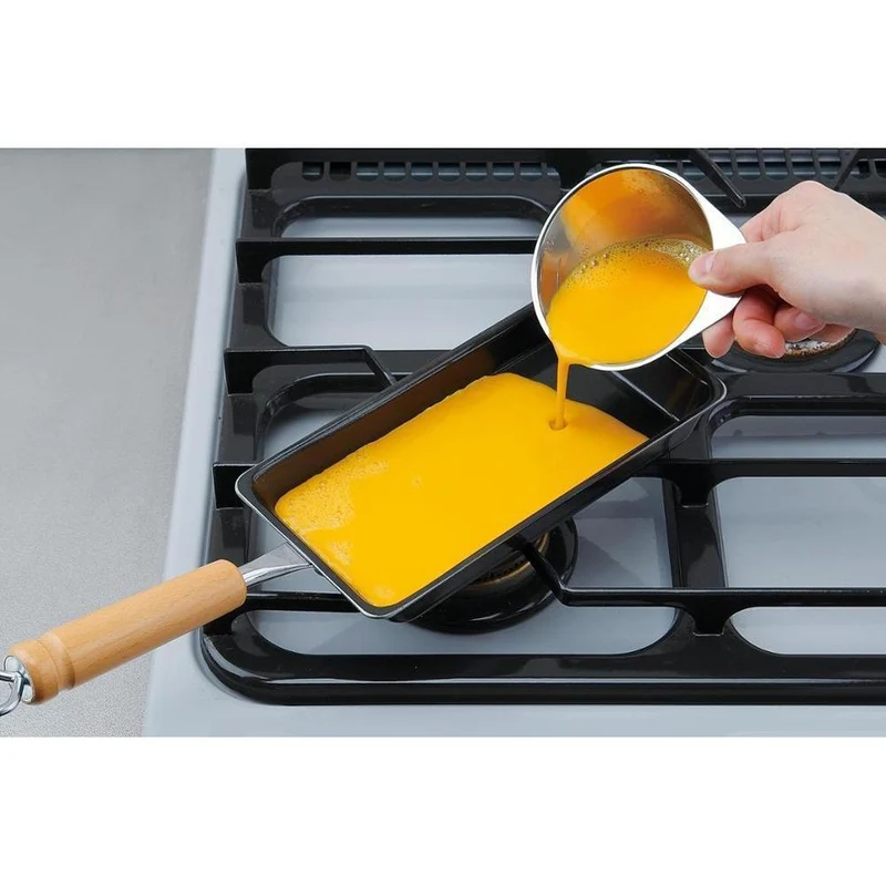 Summit Rectangular Cast Iron Tamagoyaki Pan (Japanese Omelette Pan) 104x374mm