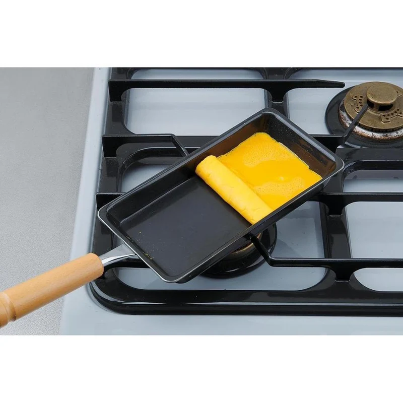 Summit Rectangular Cast Iron Tamagoyaki Pan (Japanese Omelette Pan) 104x374mm