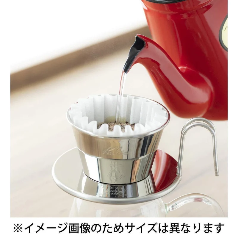 Kalita Wave 185 Coffee Dripper Stainless Steel WDS-185