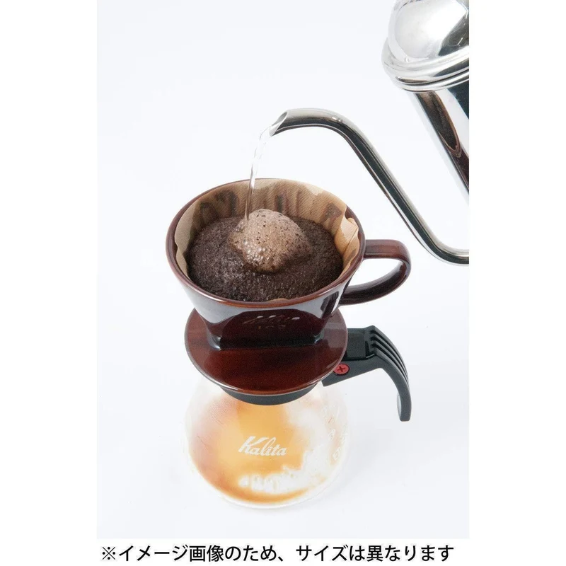 Kalita Ceramic Coffee Dripper 102 Brown Pour-Over Coffee Filter