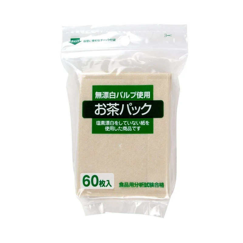 Zenmi Unbleached Tea Pack Loose Leaf Tea Bags 60 Pieces