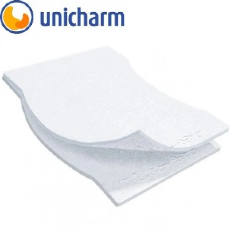 Unicharm Silcot Uruuru Sponge Touch Moisturizing Facial Cotton (Pack of 3)