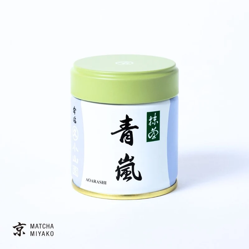 Japanese Matcha Tea Set - Blue flow glaze style