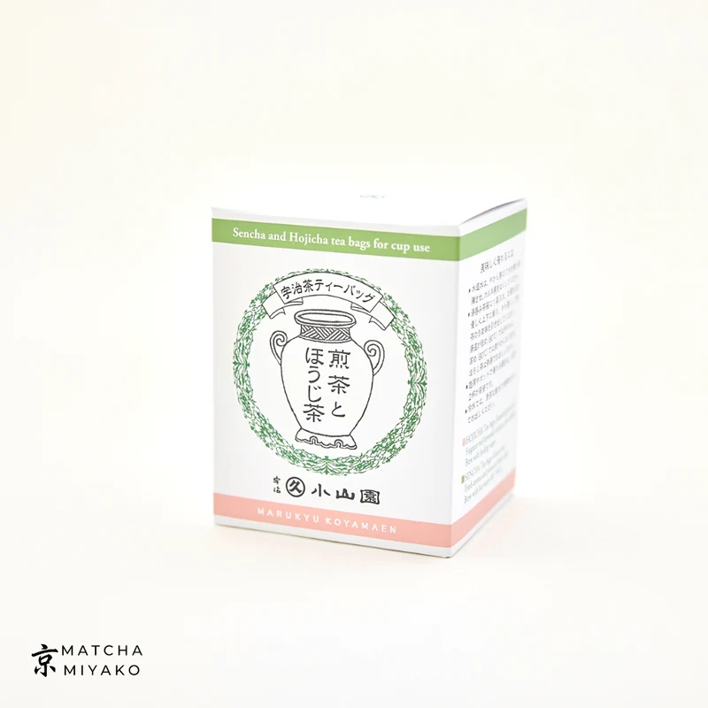 Sencha and Hojicha Tea Bags Box