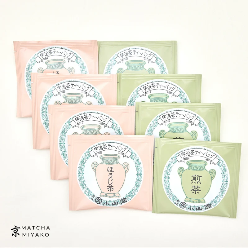 Sencha and Hojicha Tea Bags Box