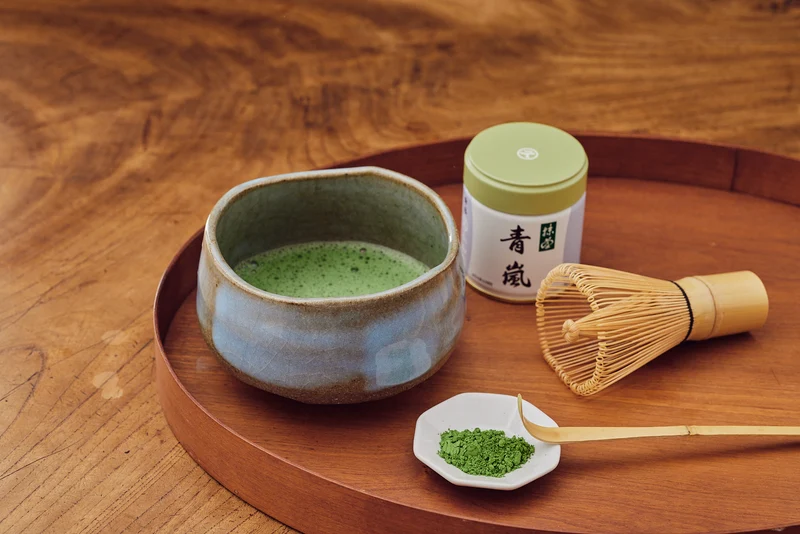 Japanese Matcha Tea Set - Brown-blue