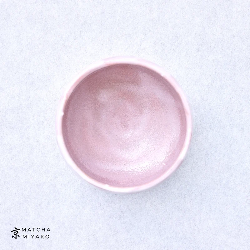 Chawan - Japanese Tea Bowl, pink pattern