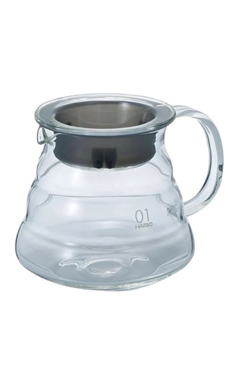 Hario V60 01 Range Server 360 ml – Glaskanne für Handfilter-Kaffee