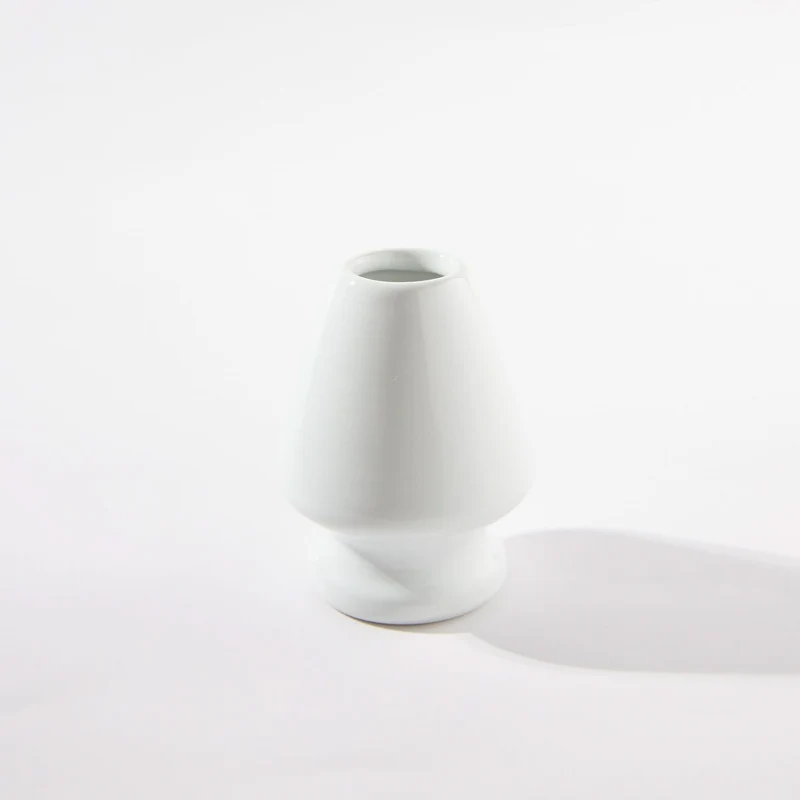 Suikaen White Ceramic Chasen Whisk Stand