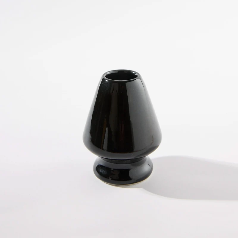 Suikaen Black Ceramic Chasen Whisk Stand