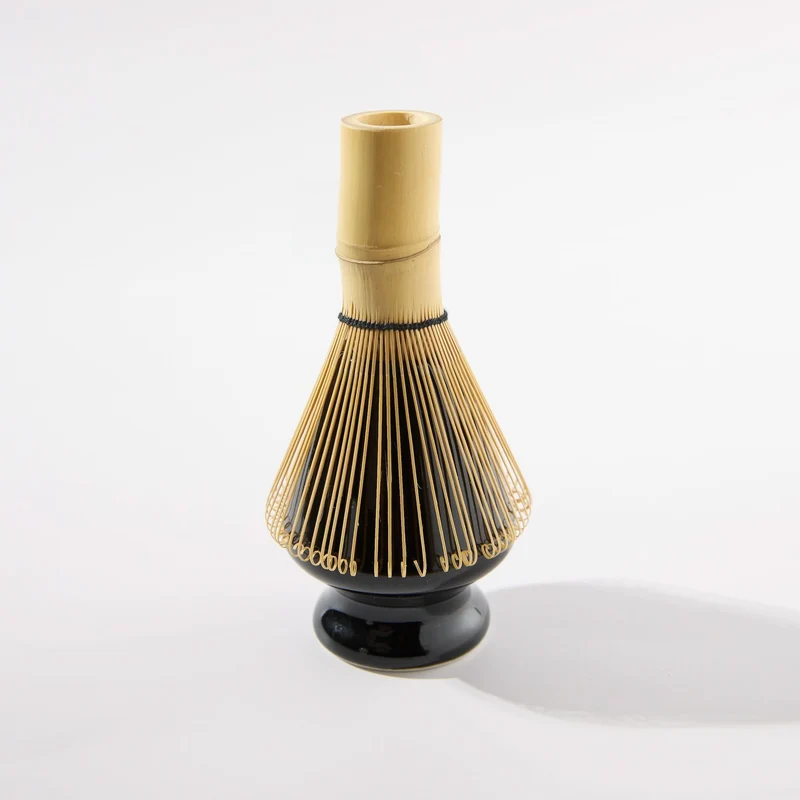 Suikaen Black Ceramic Chasen Whisk Stand