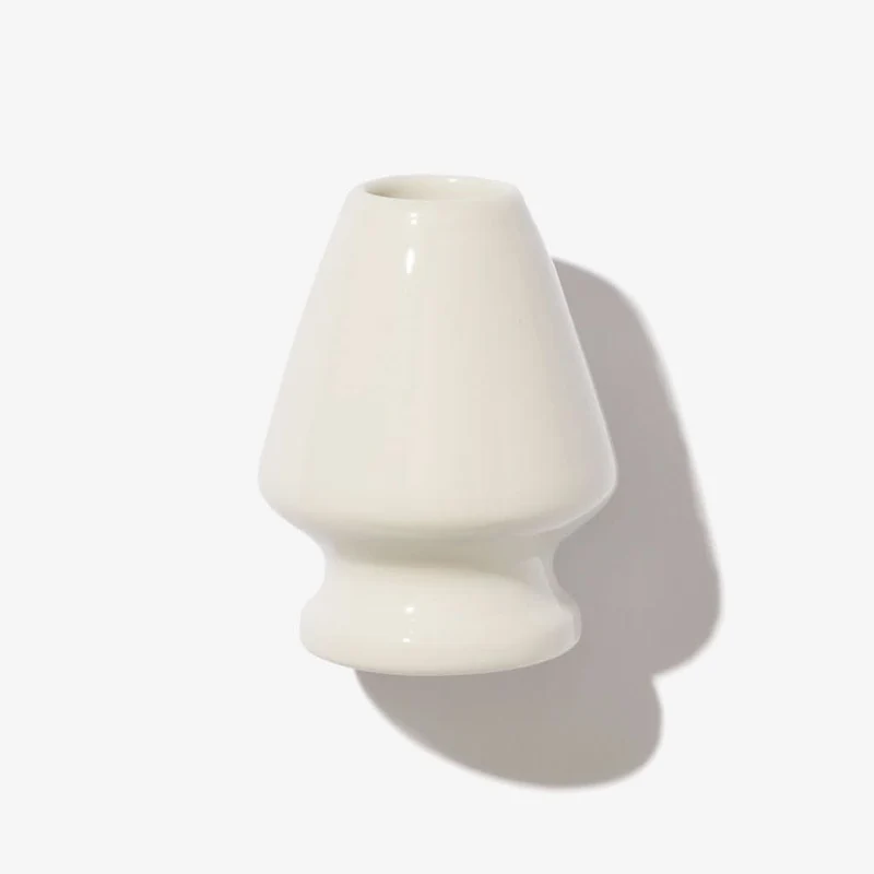 White Ceramic Chasen Whisk Stand