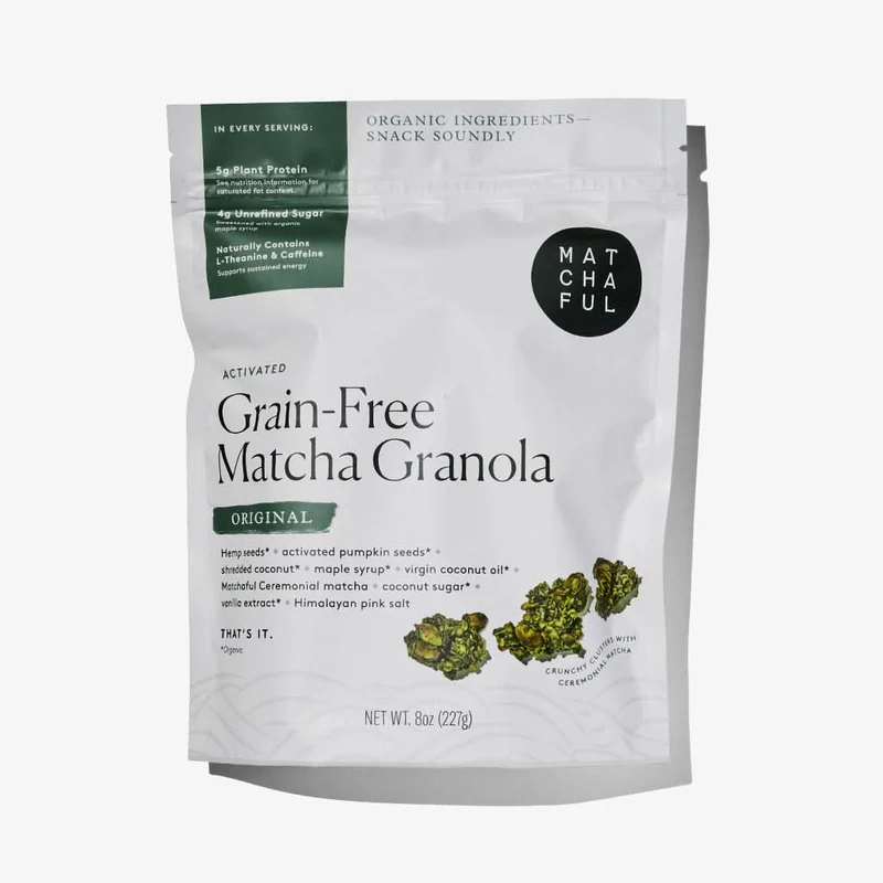 Original Grain-Free Activated Matcha Granola - 8oz
