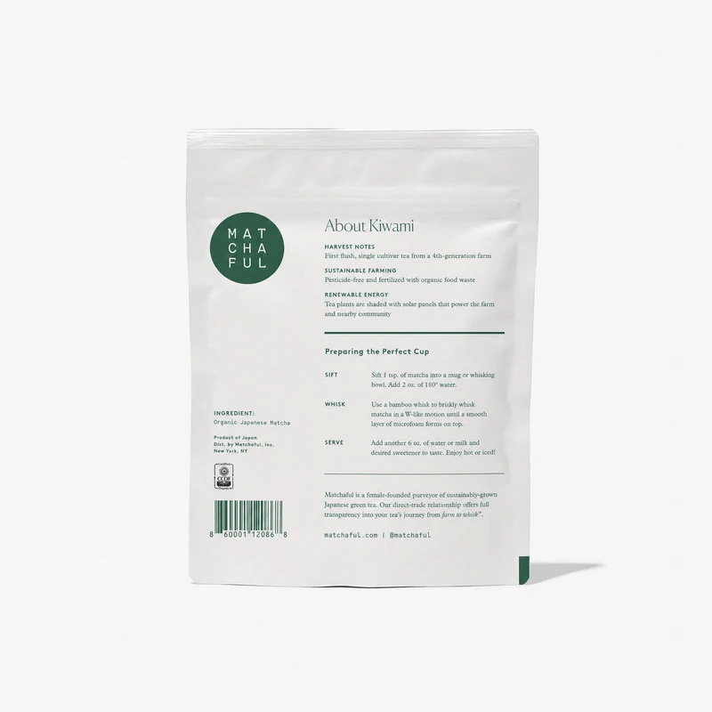 Organic Kiwami Single Cultivar Matcha - 100g
