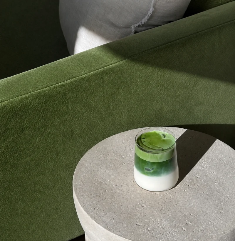 Complete Dark Grey Stoneware Matcha Gift Set with Ceremonial Matcha