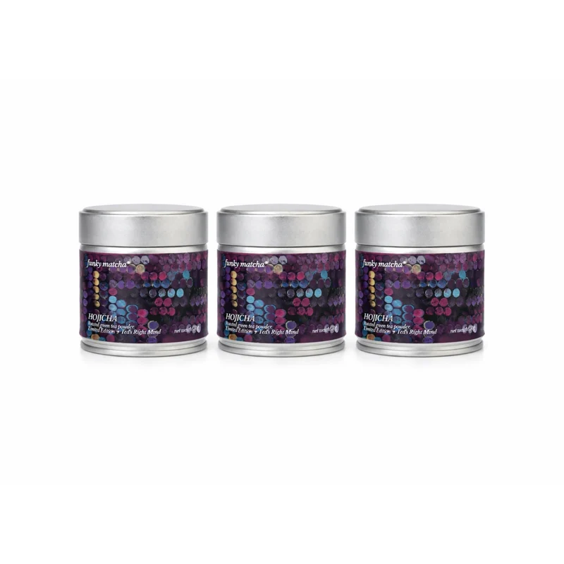 Roasted Hojicha Powder – Tedsrightmind Limited Edition (30g Tin)