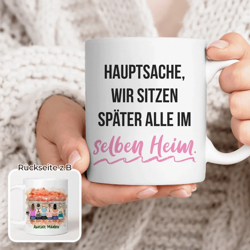 Personalisierte Tasse für Beste Freundinnen (6 Freundinnen) copy